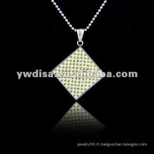 Pendentif de mode avec Crystal Pave 2013